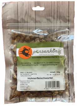 Hühnerfleisch Würfel 100g