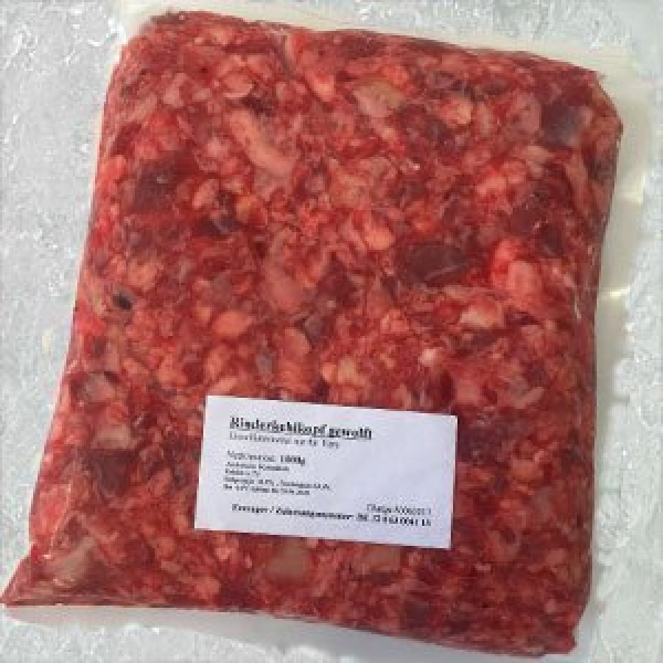 Rinderkehlkopf gewolft 500g