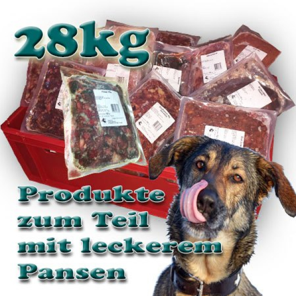 Super-Barfpaket 28kg (m. Pansen)