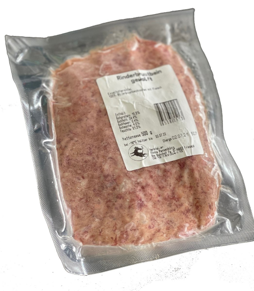 Rinderbrustbein fein gewolft 500g
