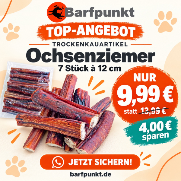 Ochsenziemer 7Stück a12cm