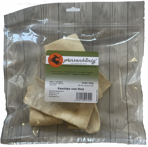 Kauchips vom Rind  200g