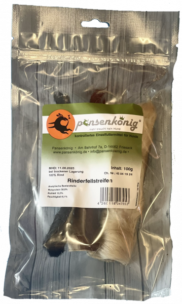 Rinderfellstreifen  100g      EU-Ware