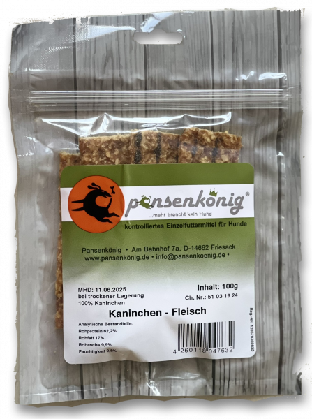 Kaninchenfleisch Streifen 100g
