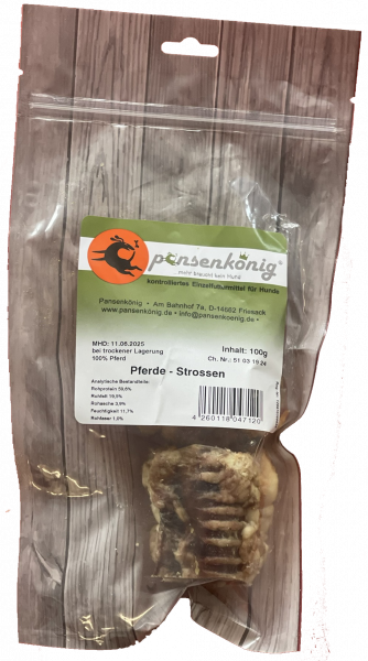 Pferde – Strossen 100g