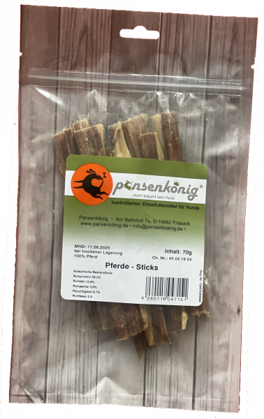 Pferde – Sticks   Därme  70g