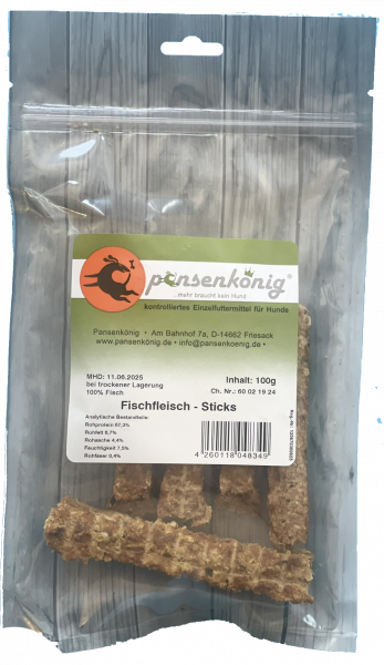 Fischfleisch Sticks 100g
